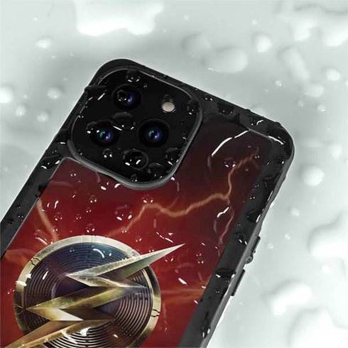 DC Comics The Flash Movie: Logo Poster iPhone 15 Pro Waterproof Case